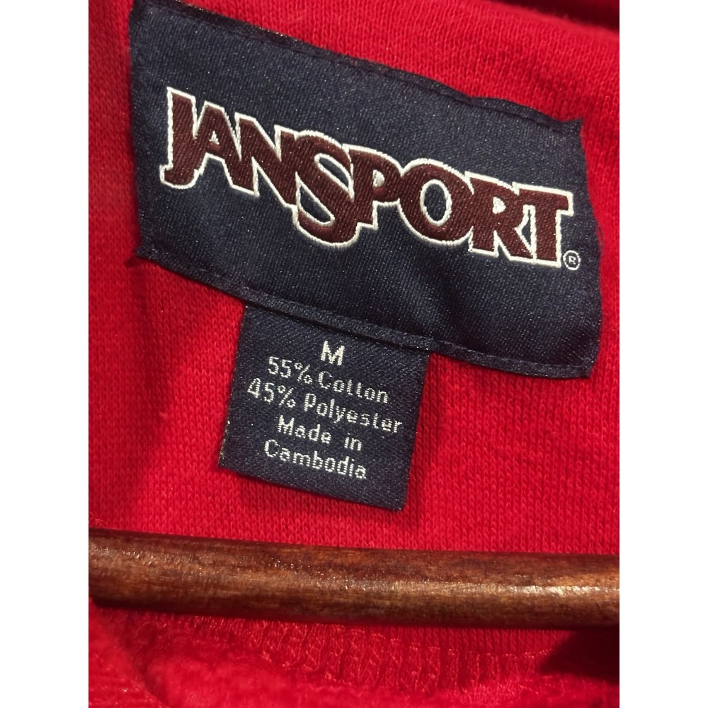 Vintage Ohio State Buckeyes Medium Sweatshirt JanSport Men's‎ Y2K Red OSU View 3